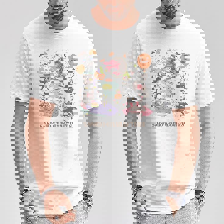 【ハロウィン特集】Usデザイン サンリオキャラクターズ ハロウィンパーティー Tシャツ 面白い贈り物