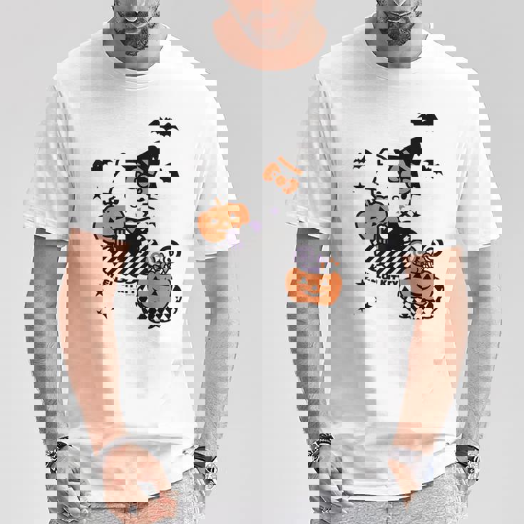 【ハロウィン特集】Usデザイン ハローキティ トリックオアトリート Tシャツ 面白い贈り物