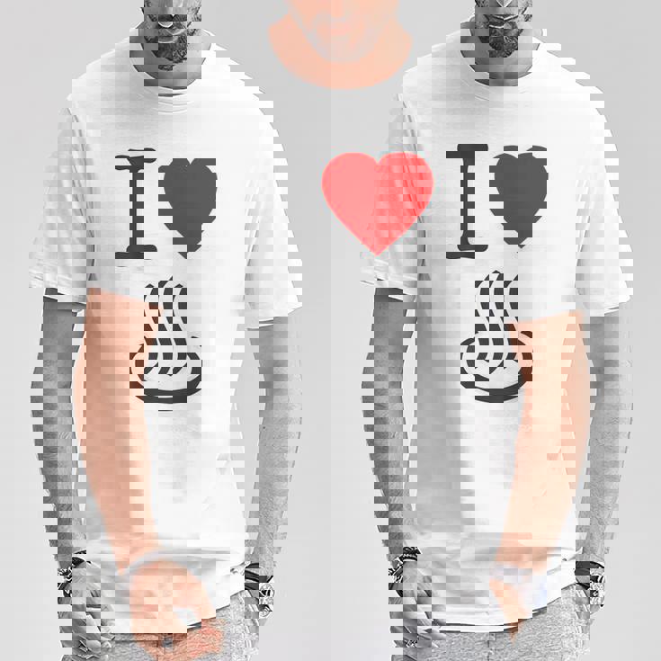 【バックプリント・背中側】アイラブ・温泉 マーク お風呂 銭湯 記号 お土産 旅行 ハート スタッフ 面白い Tシャツ 面白い贈り物