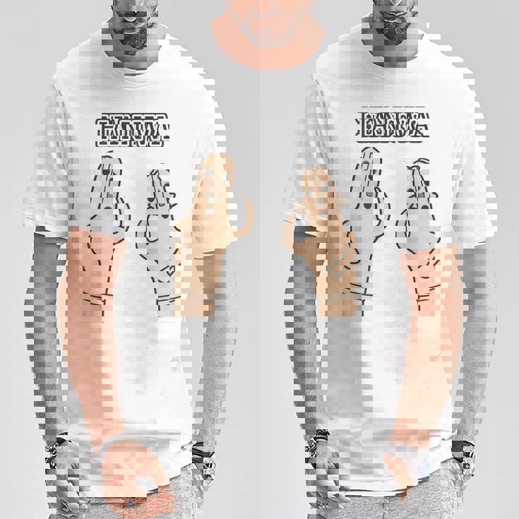 【バックプリント・背中側】ハニワ 埴輪 Haniwa『はろー』【踊る埴輪 男女】歴史土器 シンプル かわいい イラスト Tシャツ 面白い贈り物