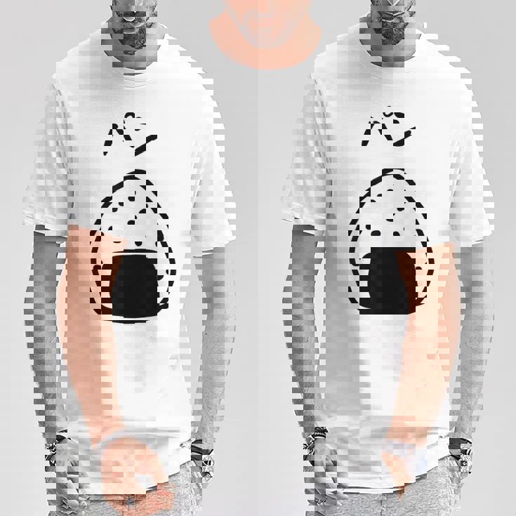【パン】おにぎり、ご飯、白米、面白い、かわいい、受けターゲット、笑う、面白い Tシャツ 面白い贈り物