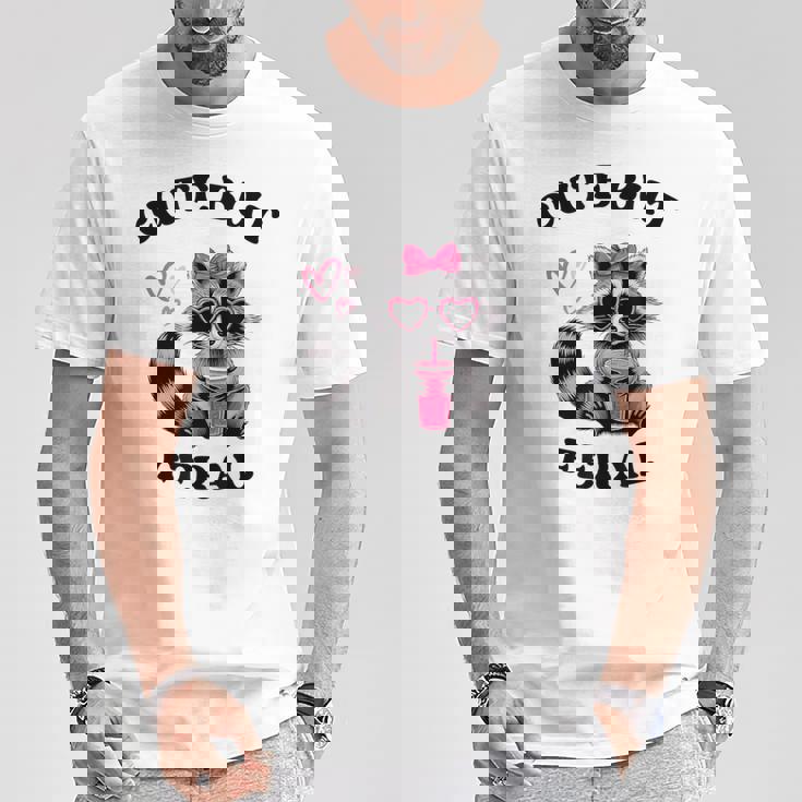 かわいいけれど、野生の面白いラコン。 Tシャツ 面白い贈り物