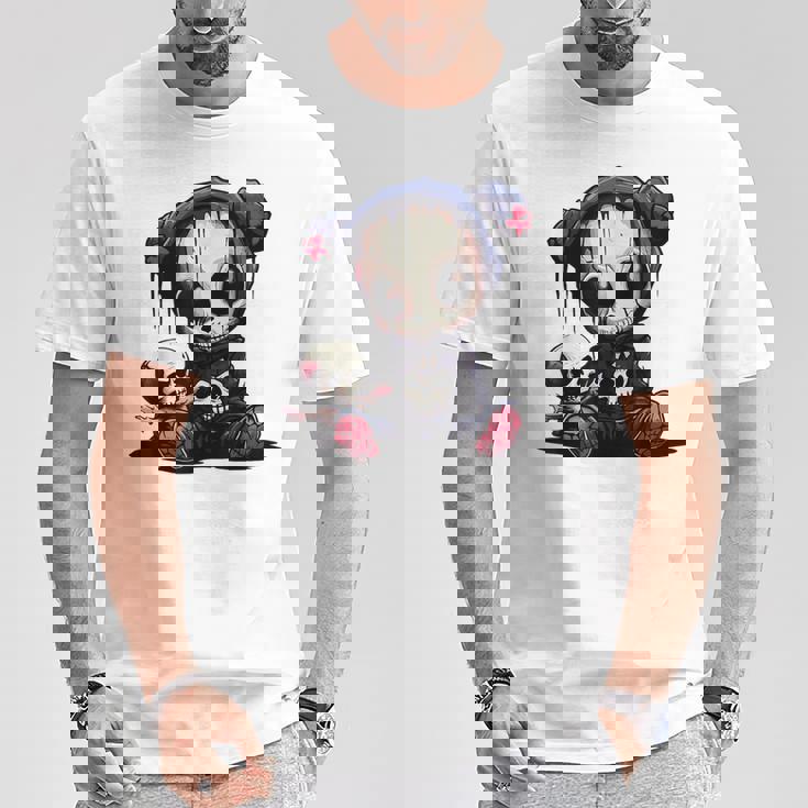 かわいいエモテディベア Tシャツ 面白い贈り物