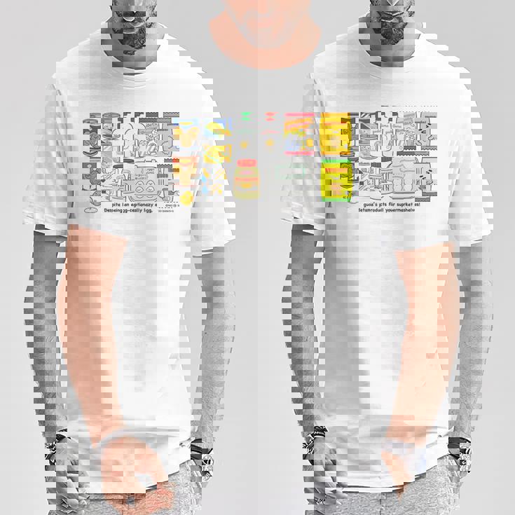 ぐでたま Supermarket Tシャツ 面白い贈り物