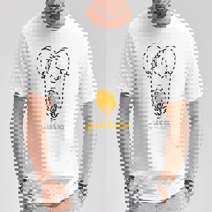 ぐでたま たまごわり Tシャツ 面白い贈り物