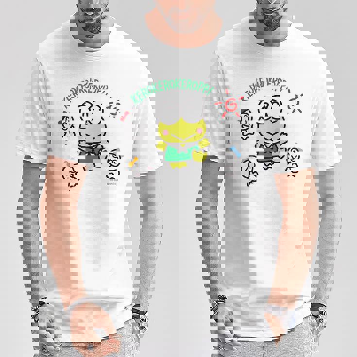 けろけろけろっぴ てるてるぼうず ライトカラー Tシャツ 面白い贈り物