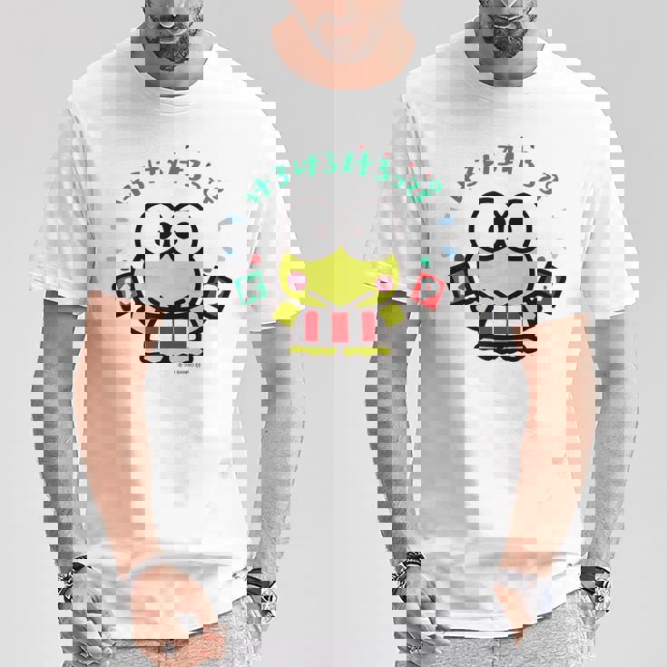 けろけろけろっぴ はたあげ ライトカラー Tシャツ 面白い贈り物