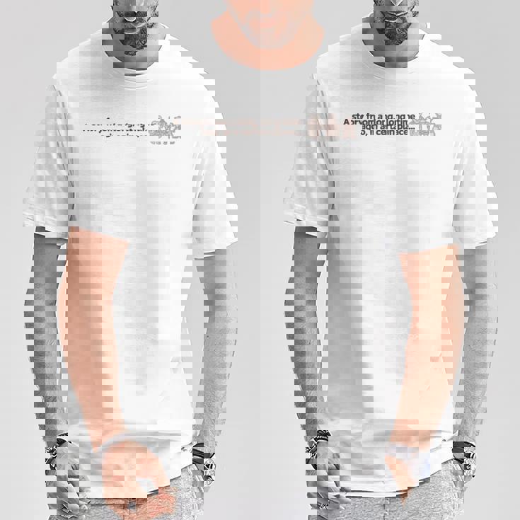 それは遥か遠い、太古のお話です。土偶 縄文 遮光器土偶 ハート形土偶 仮面の女神 宇宙人 おしゃれ かわいい シュール 長袖tシャツ Tシャツ 面白い贈り物