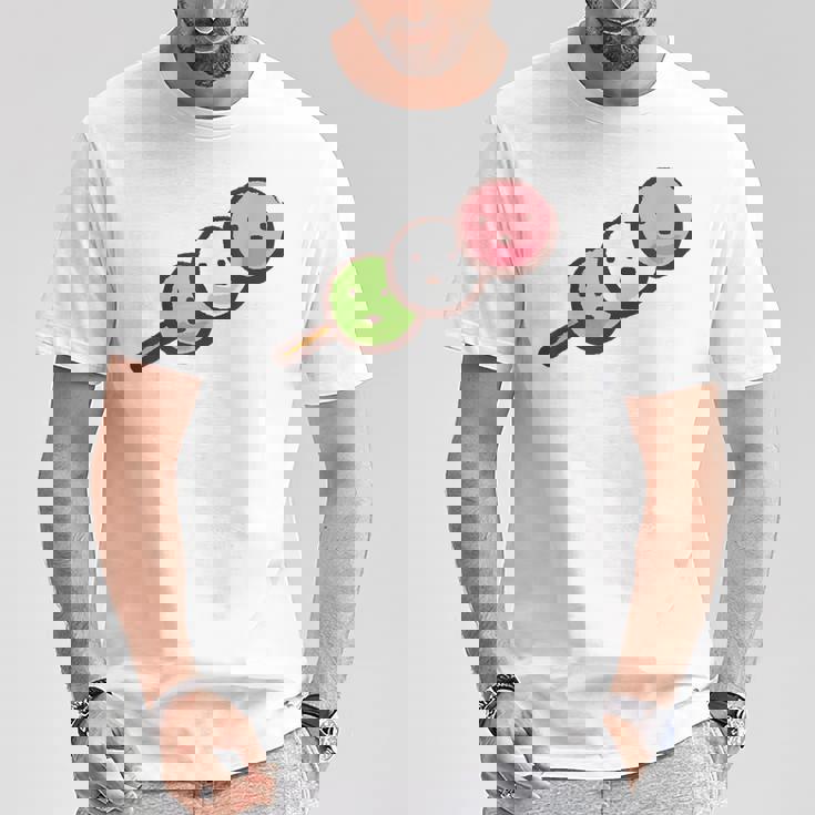 だんご 団子 和菓子 花見団子 三色団子 三兄弟 だんご好き かわいい おもしろ Tシャツ 面白い贈り物