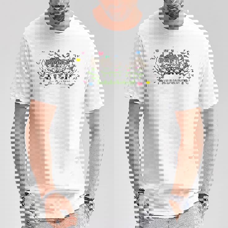 るるる学園 くるっっ ダークカラー Tシャツ 面白い贈り物