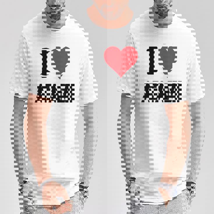 アイハート 熱海 Japan Love Japan お土産 Tシャツ 面白い贈り物