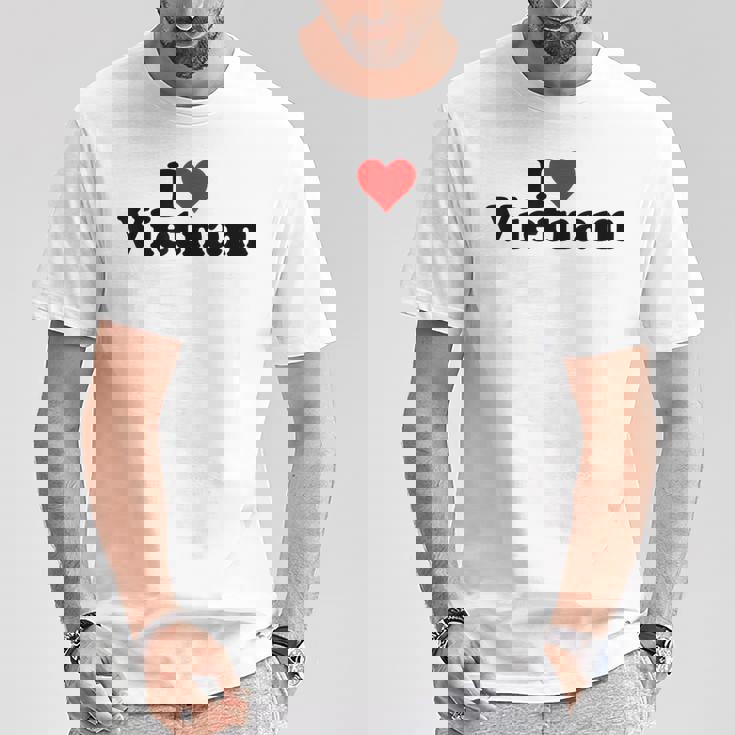 アイラブハートベトナム Tシャツ 面白い贈り物