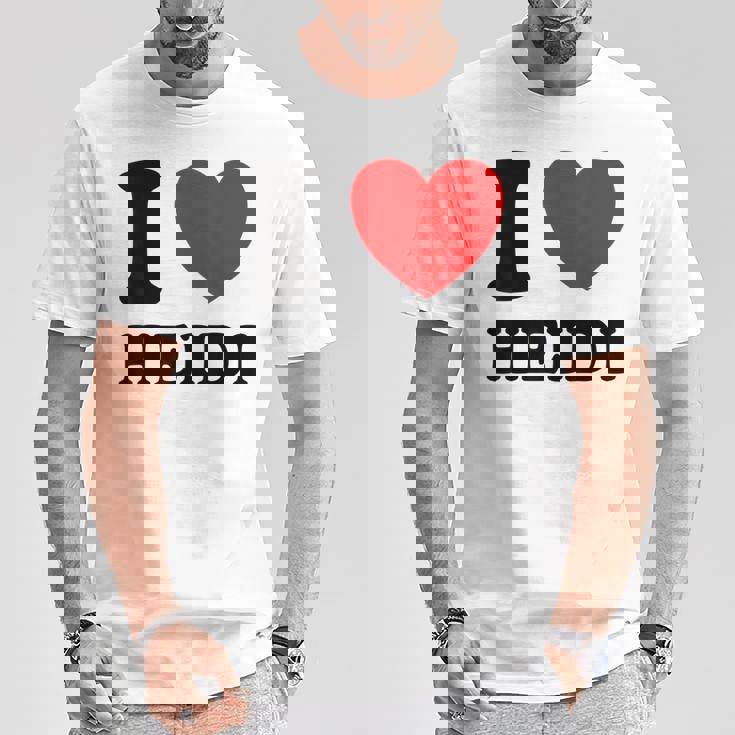 アイ・ラブ・ハイジ Tシャツ 面白い贈り物