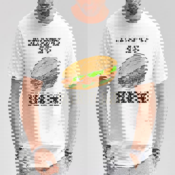 アジアンフード キッチン パン バゲット バインミー ベトナム ベトナム Tシャツ 面白い贈り物