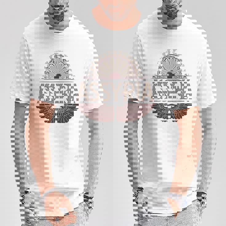 アッシリア 古代アッシリア帝国のシンボル Tシャツ 面白い贈り物