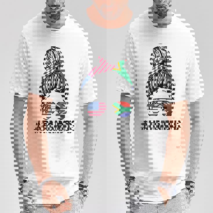 アフリカン・ルーツ・アフリカ Tシャツ 面白い贈り物