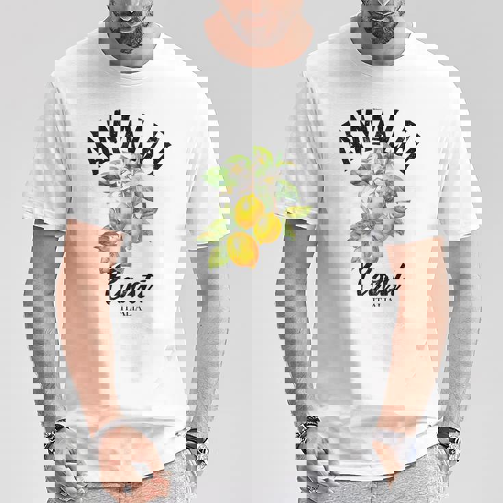 アマルフィ海岸レモン イタリア Tシャツ 面白い贈り物