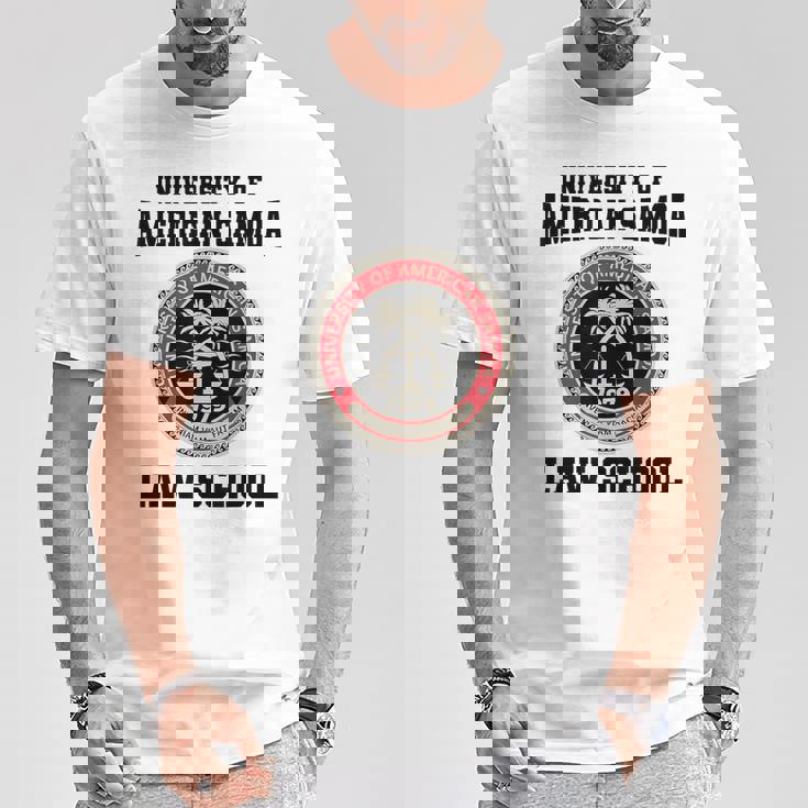 アメリカサモア大学ロースクール。 Tシャツ 面白い贈り物