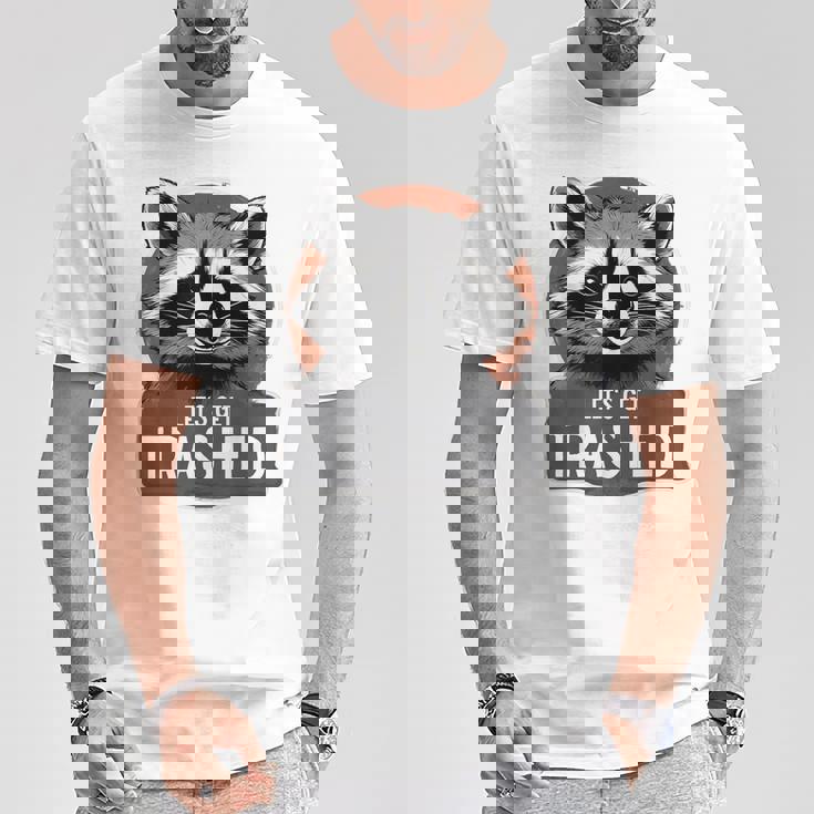 アライグマコスチュームtシャツ グルービー Let's Get Trashed Tシャツ 面白い贈り物