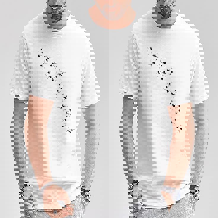 アリ マーチングアリ 昆虫 メンズ レディース キッズ ギフト Tシャツ 面白い贈り物