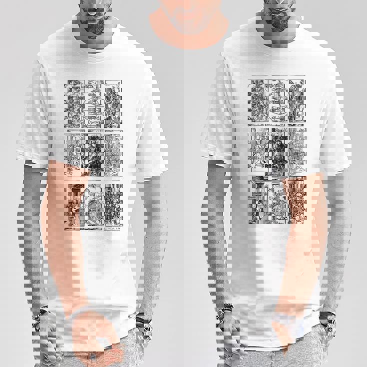 アルブレヒト・デューラー 名画 イラスト レトロ ヴィンテージ クラシック アート 長袖tシャツ Tシャツ 面白い贈り物