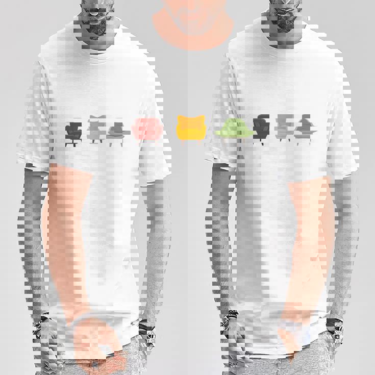 アームチェア哲学者 表面的な理論家 長袖tシャツ Tシャツ 面白い贈り物