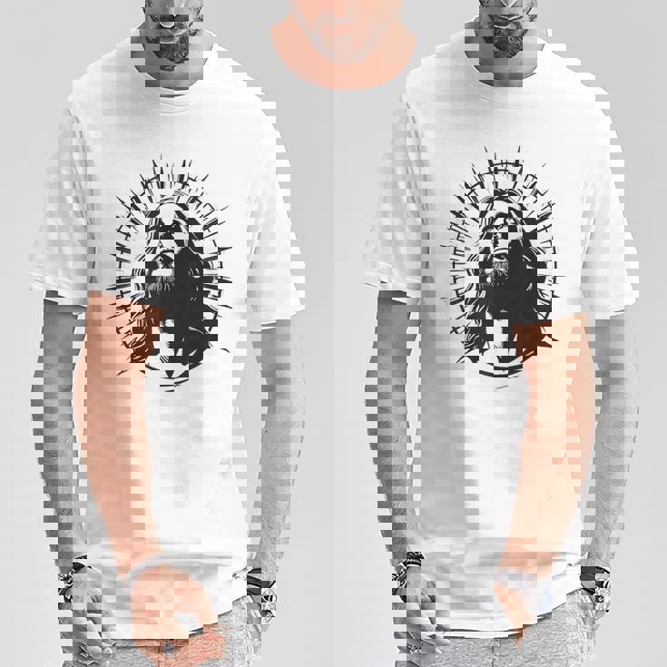 イエスキリスト王王 Tシャツ 面白い贈り物