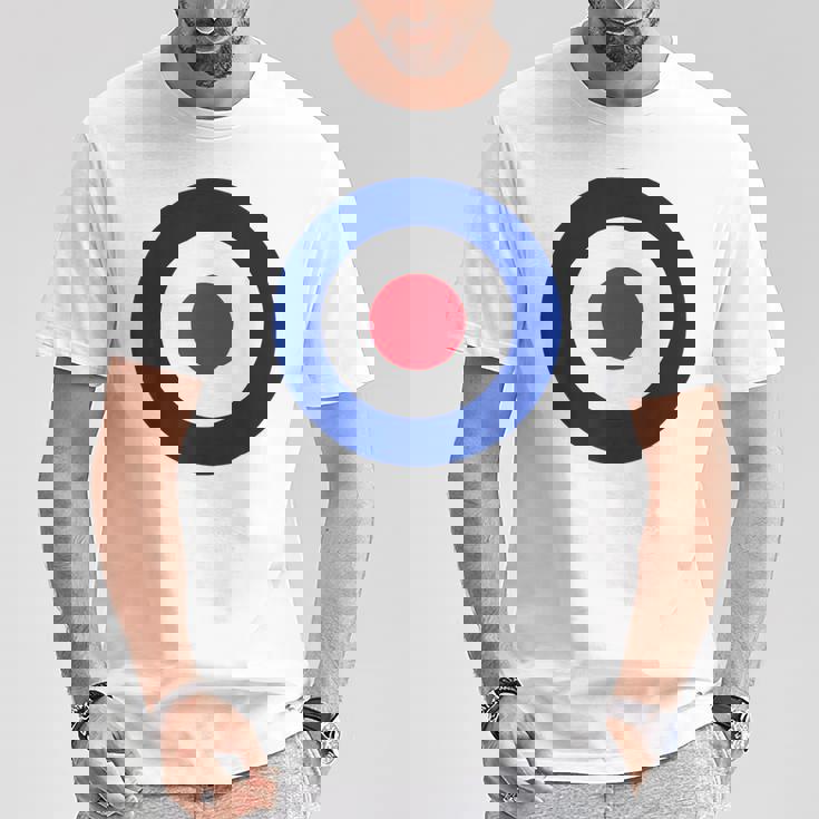 イギリス空軍の様式化されたラウンデル旗 Tシャツ 面白い贈り物