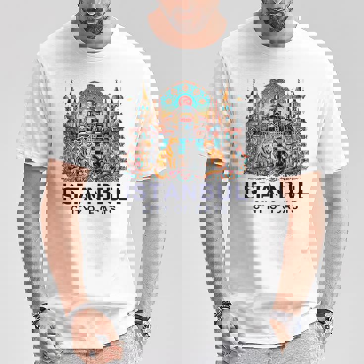 イスタンブール、トルコ 猫の街 Ii Tシャツ 面白い贈り物