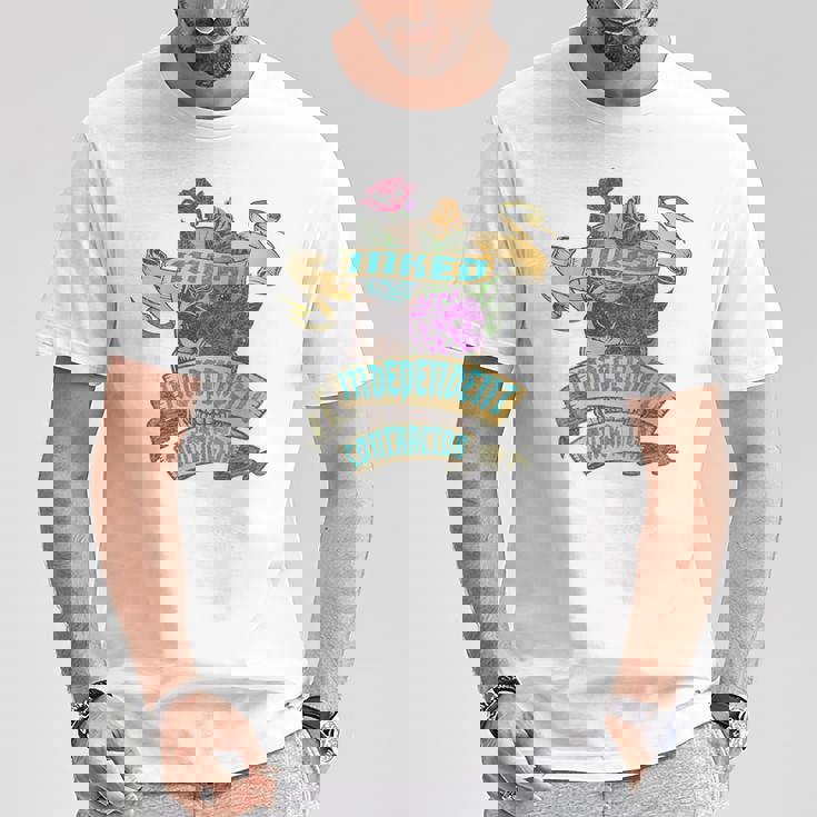 インディペンデント コントラクター インクドクロ タトゥー バックサイドデザイン Tシャツ 面白い贈り物