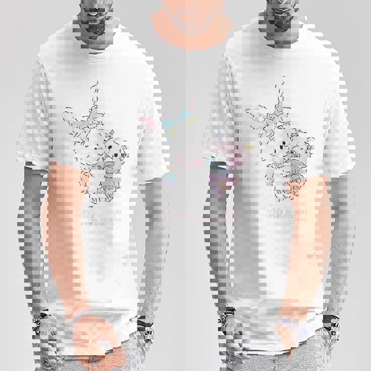 ウィッシュミーメル パステルベア Tシャツ 面白い贈り物