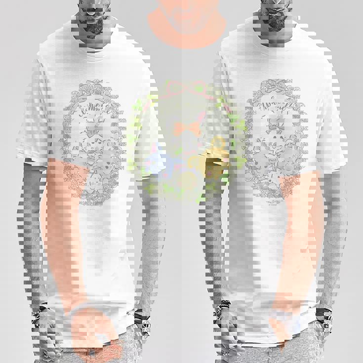 ウィッシュミーメル フラワーリース Tシャツ 面白い贈り物