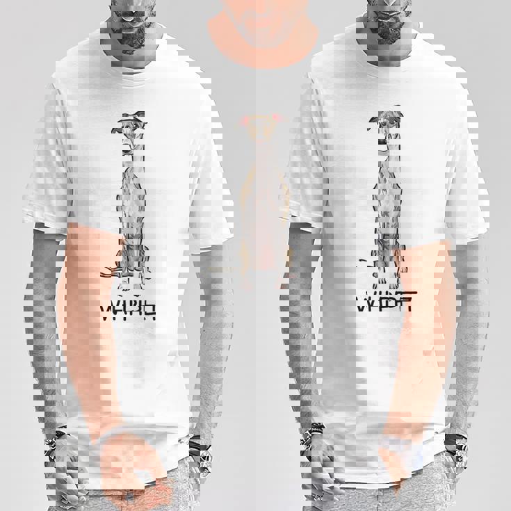 ウィペット・クレイジー・ドッグ・ラバー Tシャツ 面白い贈り物