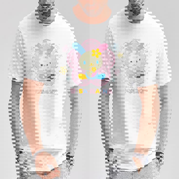 ウサハナ おはな Tシャツ 面白い贈り物