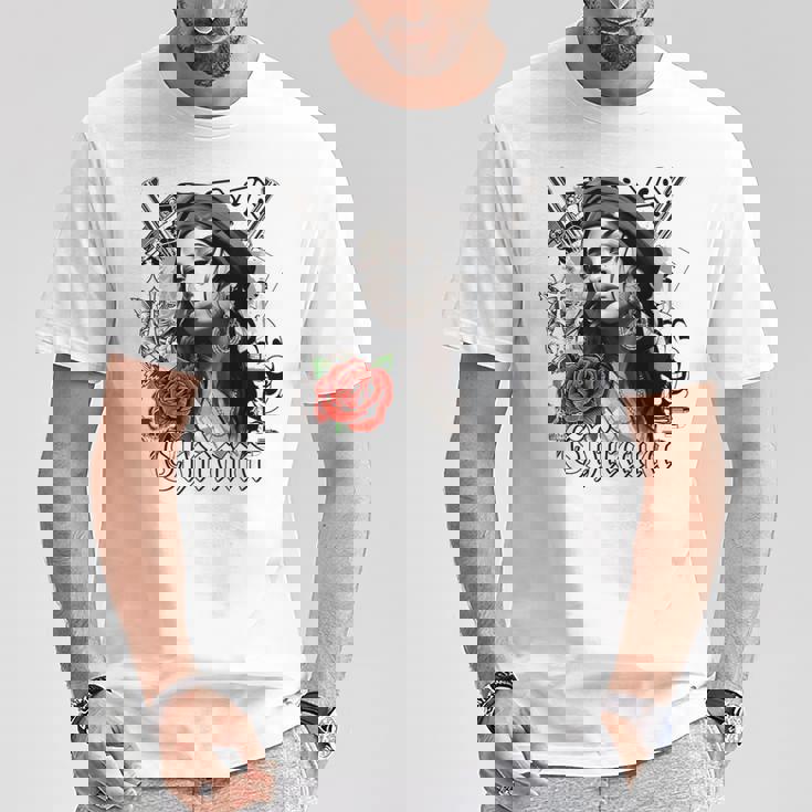 エッセイ「チカーノカルチャー」。チカーノ服 カミーサチカーナ Tシャツ 面白い贈り物