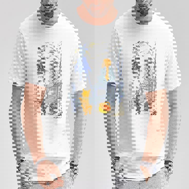 オズの土地 ギフト クラシック かかし トト オズの魔法使い ドロシーの魔法使い Tシャツ 面白い贈り物