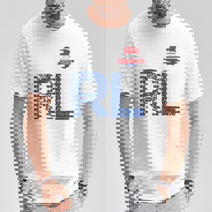 オランダ オランダ 人間の旗 文字 R And L Nederland Tシャツ 面白い贈り物