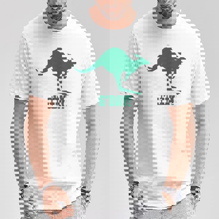 オーストラリア地図 カンガルーtシャツ オーストラリア カンガルー オーストラリア Tシャツ 面白い贈り物