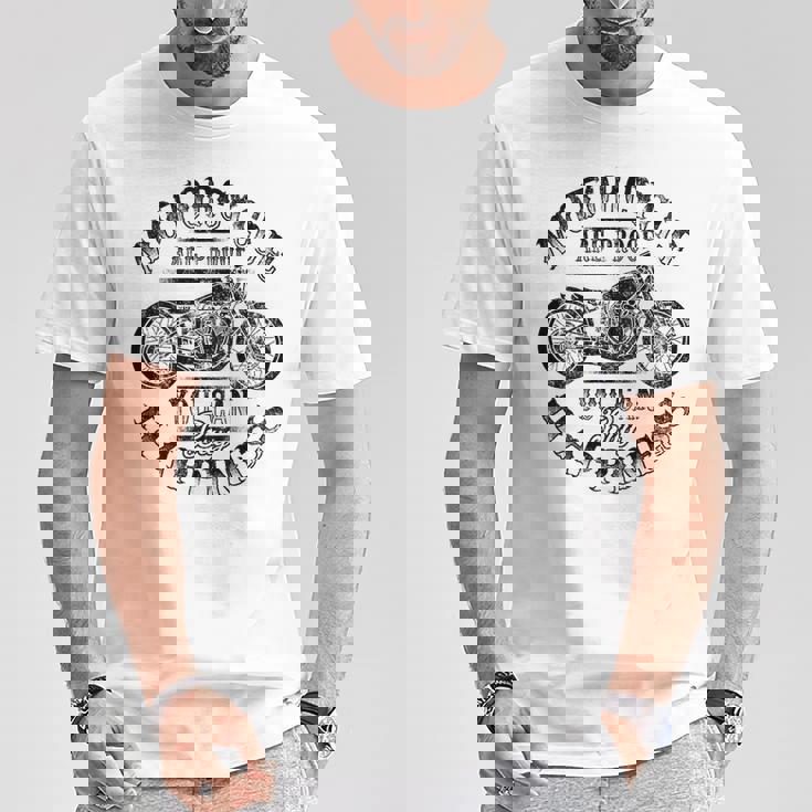 バックプリント オートバイ ファン シンプル バイカー エッジールック グラフィック Tシャツ 面白い贈り物