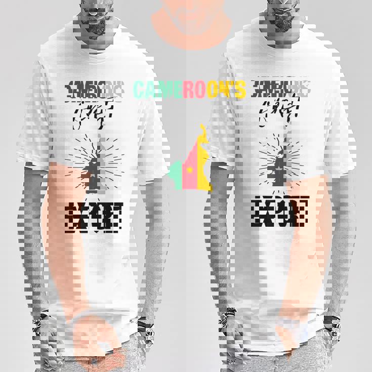 カメルーンの国旗 カメルーン語 Tシャツ 面白い贈り物
