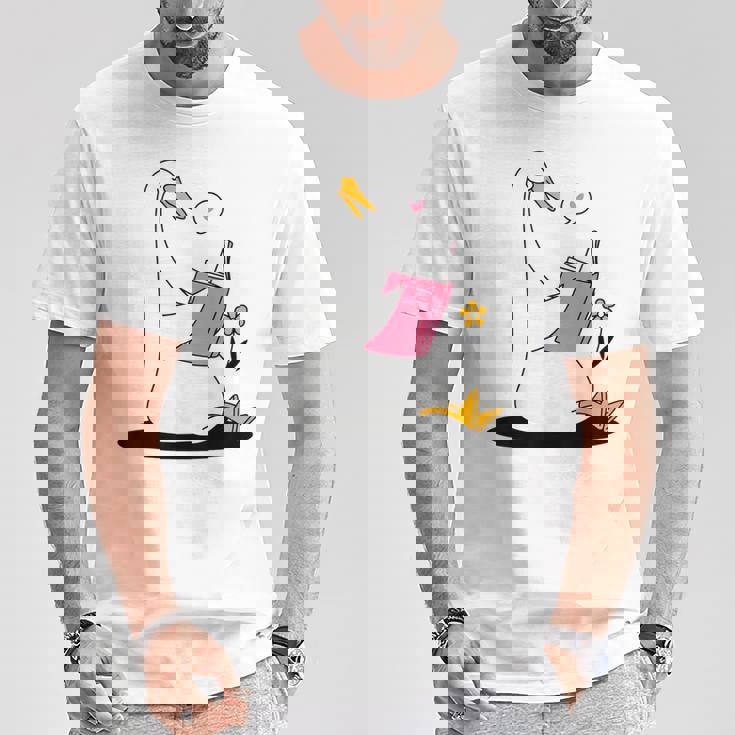 ガチョウ 読書本 ジョーク 面白い アヒル 愚かなしゃれ 読者 ユーモア Tシャツ 面白い贈り物