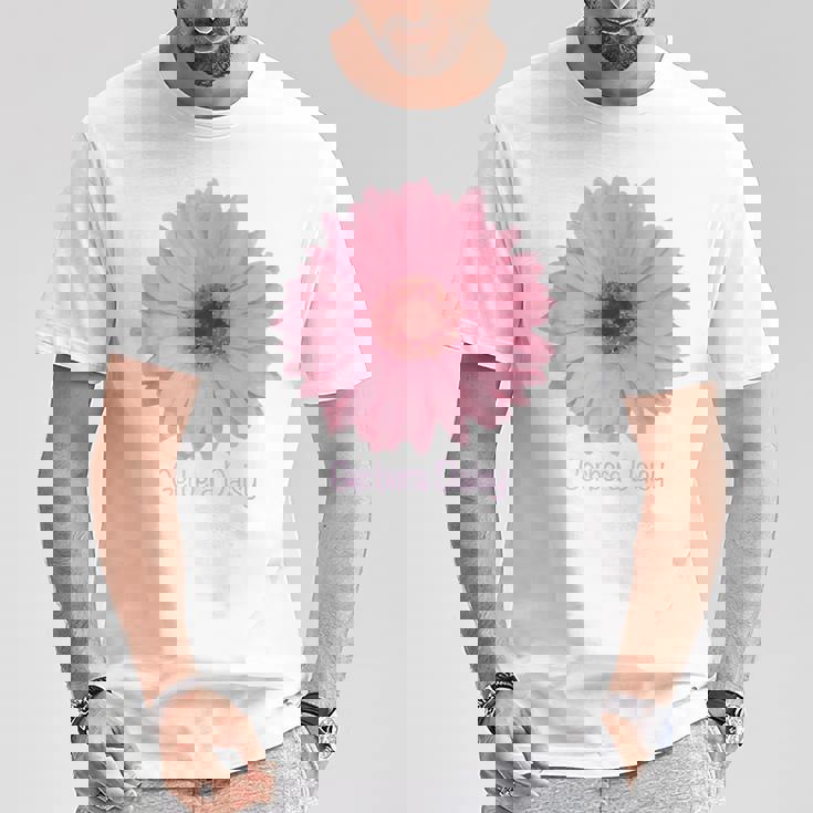 ガーベラ デイジー 花 Tシャツ 面白い贈り物