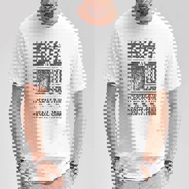 キッス Kiss Roosevelttadium Tシャツ 面白い贈り物
