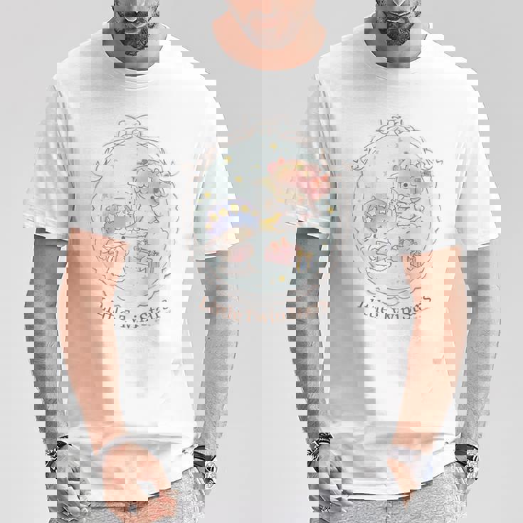 キッズ Amazon限定デザイン リトルツインスターズ エンジェル Tシャツ 面白い贈り物