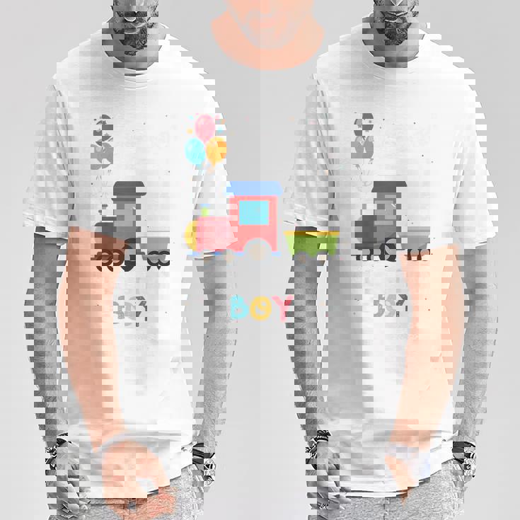 キッズ かっこいいチュー 3歳バースデーボーイ可愛い電車好き Tシャツ 面白い贈り物