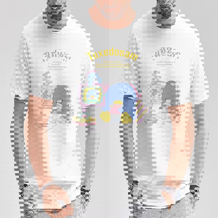 キッズ タキシードサム ハピネスマイルーム Tシャツ 面白い贈り物