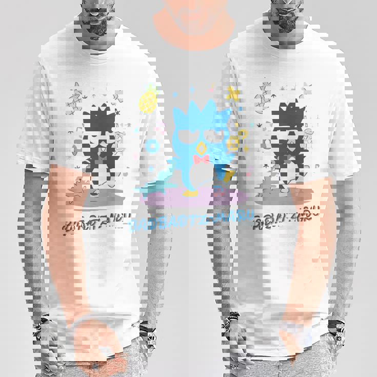 キッズ バッドばつ丸 かんぱい Tシャツ 面白い贈り物