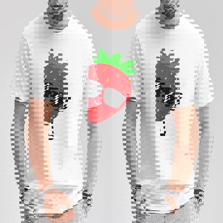 キッズストロベリーシャツ 男の子または女の子用 Tシャツ 面白い贈り物