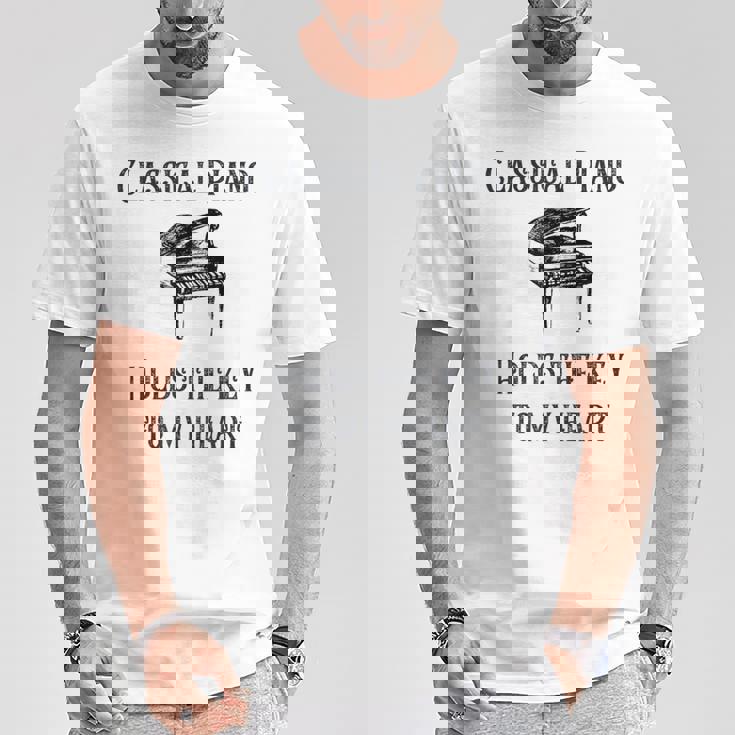 クラシックピアノ Tシャツ 面白い贈り物
