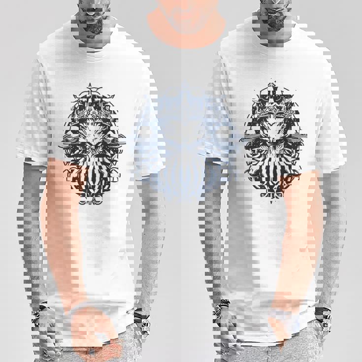 クラーケン クトゥルフ タコ Tシャツ 面白い贈り物